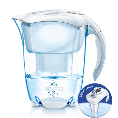 Carafe ELEMARIS COOL BLANC AVEC COMPTEUR BRITA 2.4L