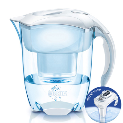 Carafe ELEMARIS XL COOL BLANC AVEC COMPTEUR BRITA 3.5L