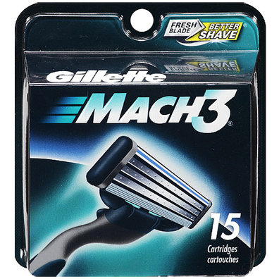 Lames rasoir Gillette Mach3 [15 lames]