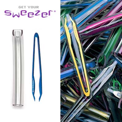 Pince � �piler rubis Sweezer Bleu