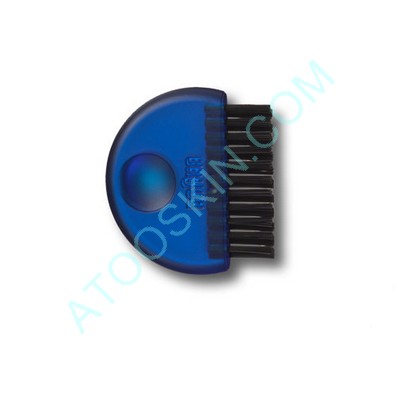 Brossette rasoir, bleu translucide