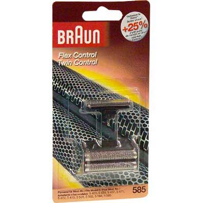 Grille et couteau pour rasoirs BRAUN Flex Control noir