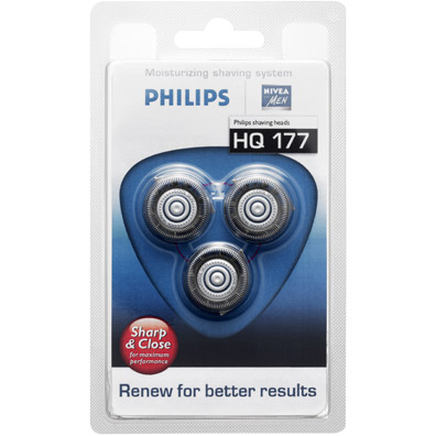 Cool skin : T�te de rasoir HQ177 - 3 pi�ces