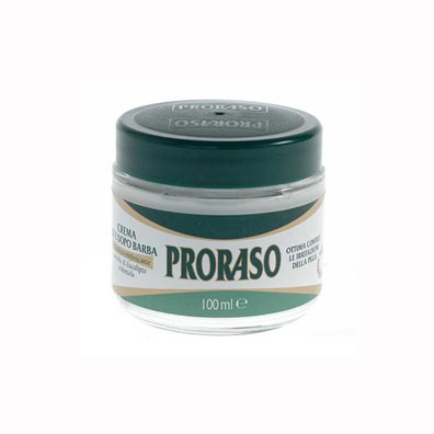 Cr�me Proraso avant et apr�s rasage